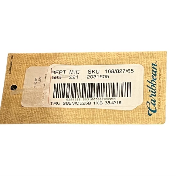 Caribbean Hybrid Shorts Tropical Floral Drawstring Swim Trunks Resort Wear 1XB - Picture 9 of 9